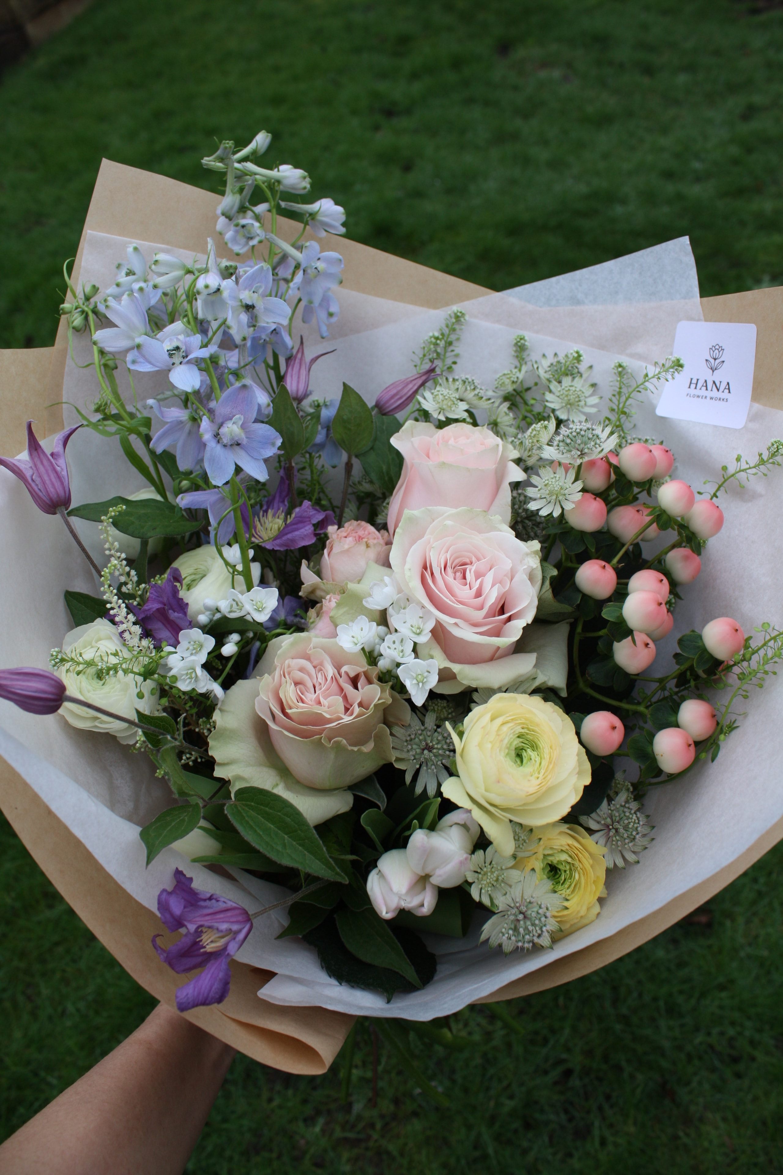 Large-scale floral installation at luxury event
