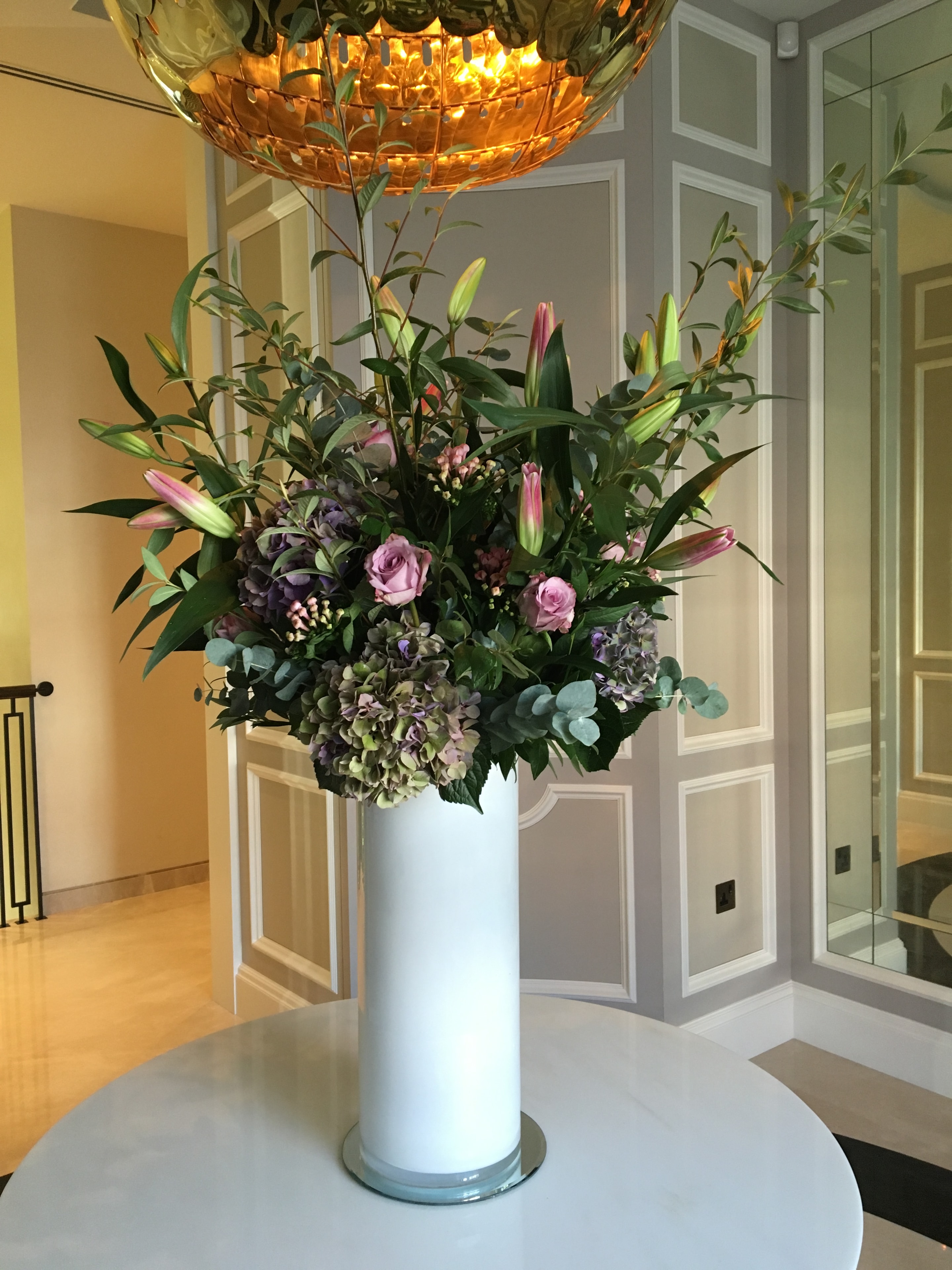 Hotel floral arrangement